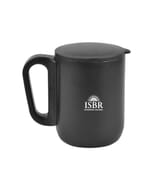 Lisbon Jr Stainless Travel Mug- Black- 180ml